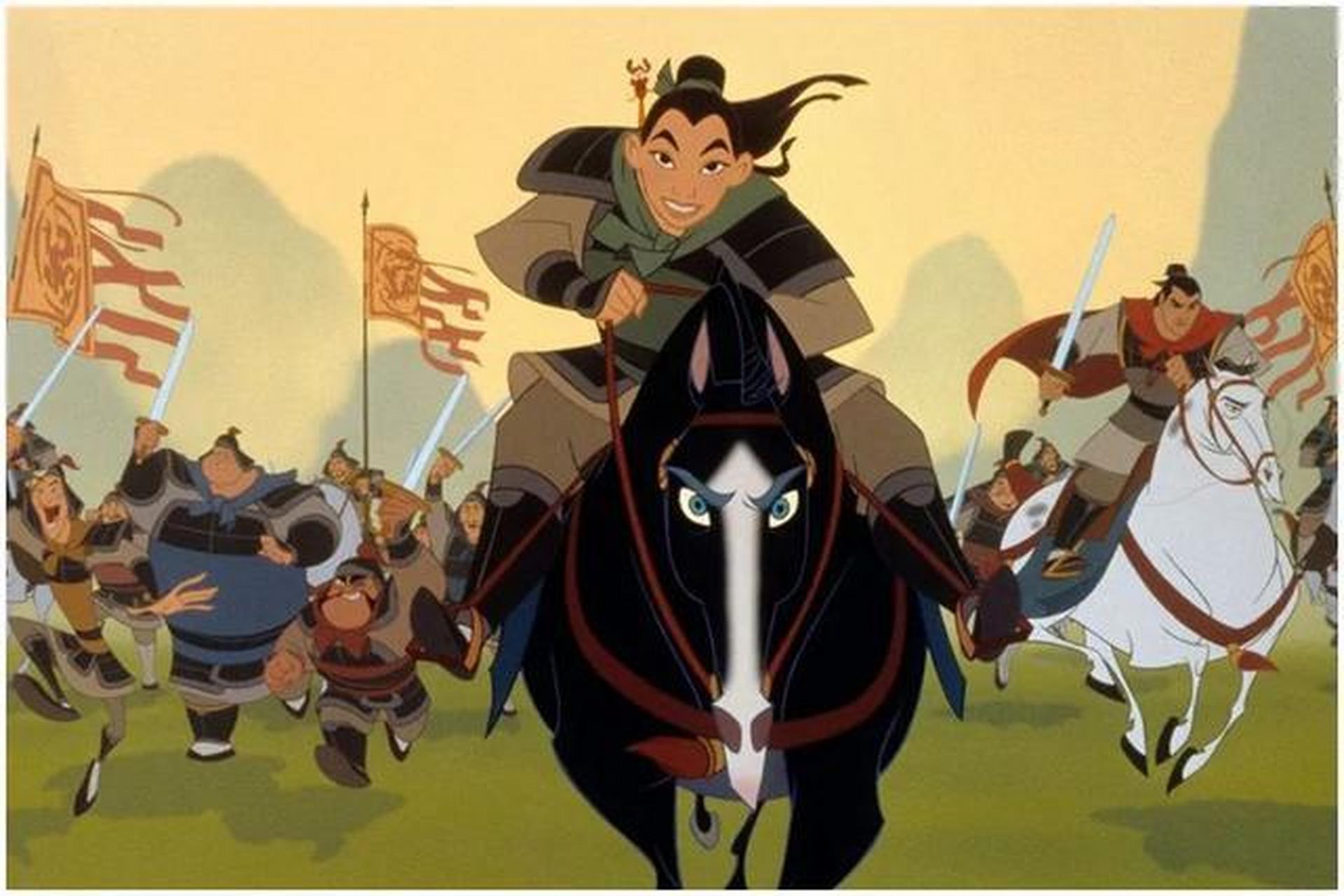 《花木兰》是一部经典的迪士尼动画电影,讲述了勇敢的花木兰代父从军