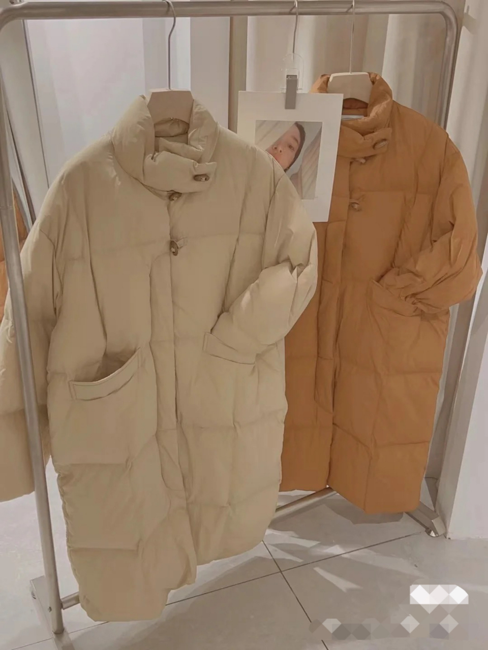 冬天长款羽绒服太有安全感了 长羽绒服像裹了大棉被一样太有安全感啦