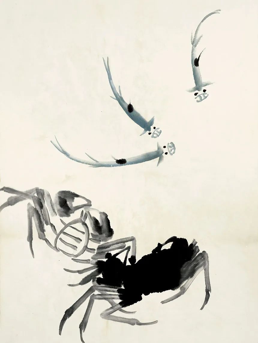 齐白石《鱼虾册》超清