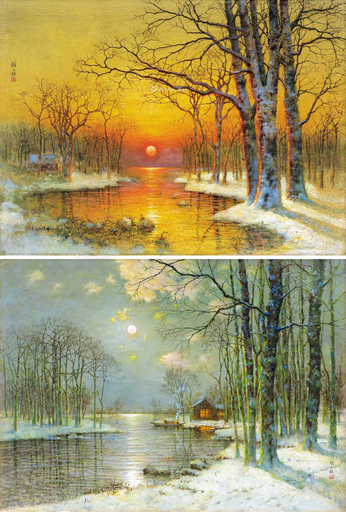 不用去东北,画中的冰雪世界一样惊艳你