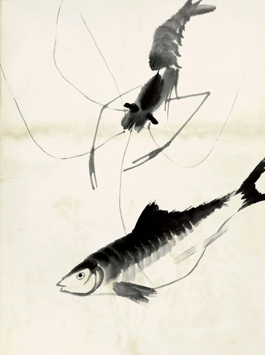 齐白石《鱼虾册》超清