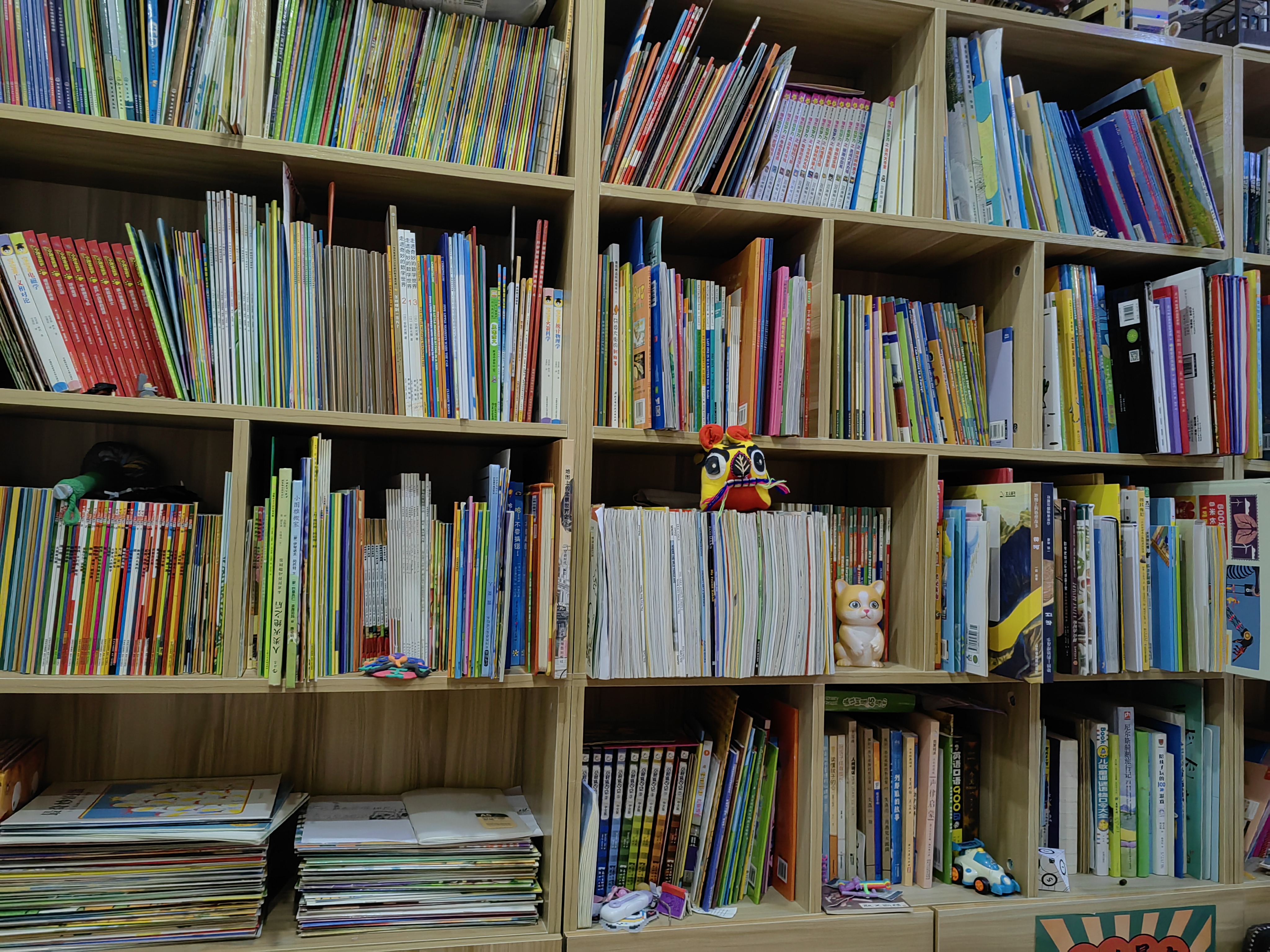 这不,每过一段时间我就会清一部分,给孩子添新