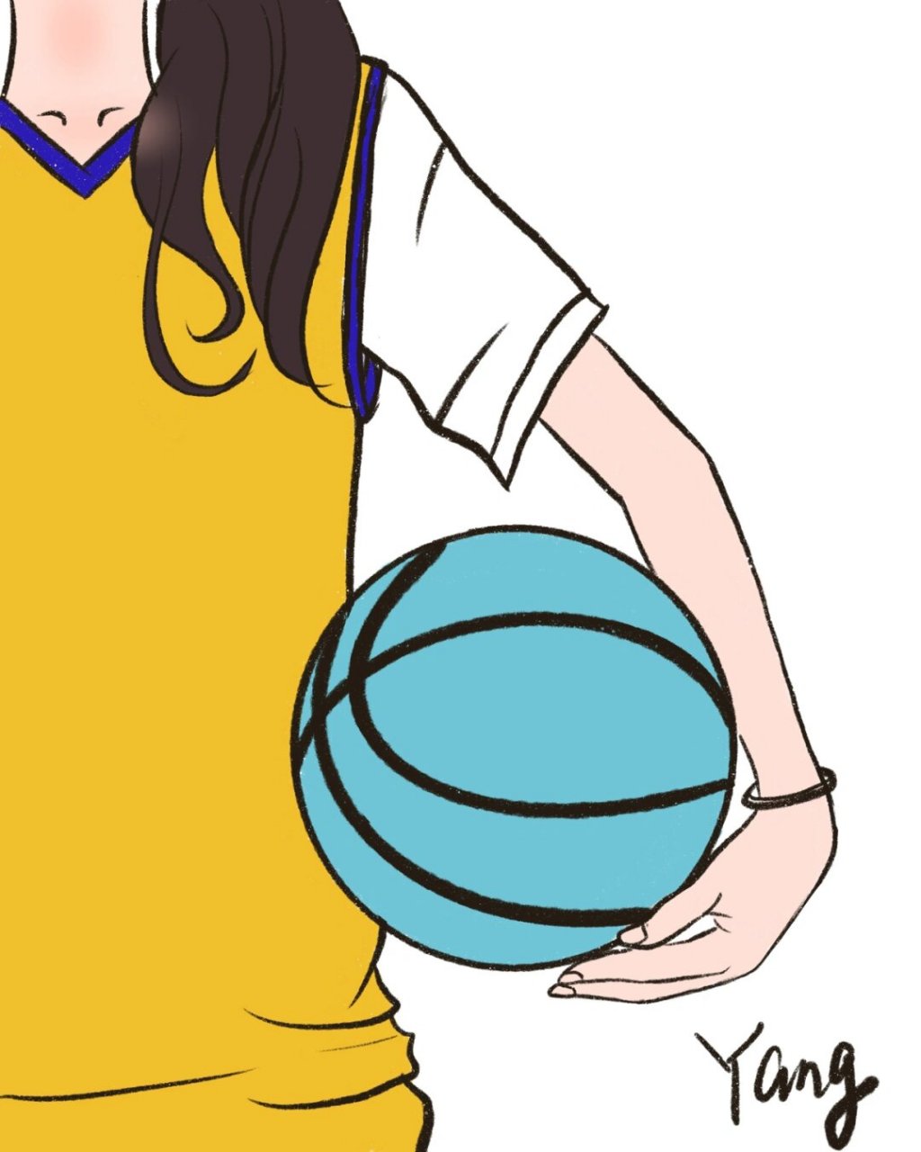 穿上我那件心爱的篮球服,我感觉自己瞬间充满