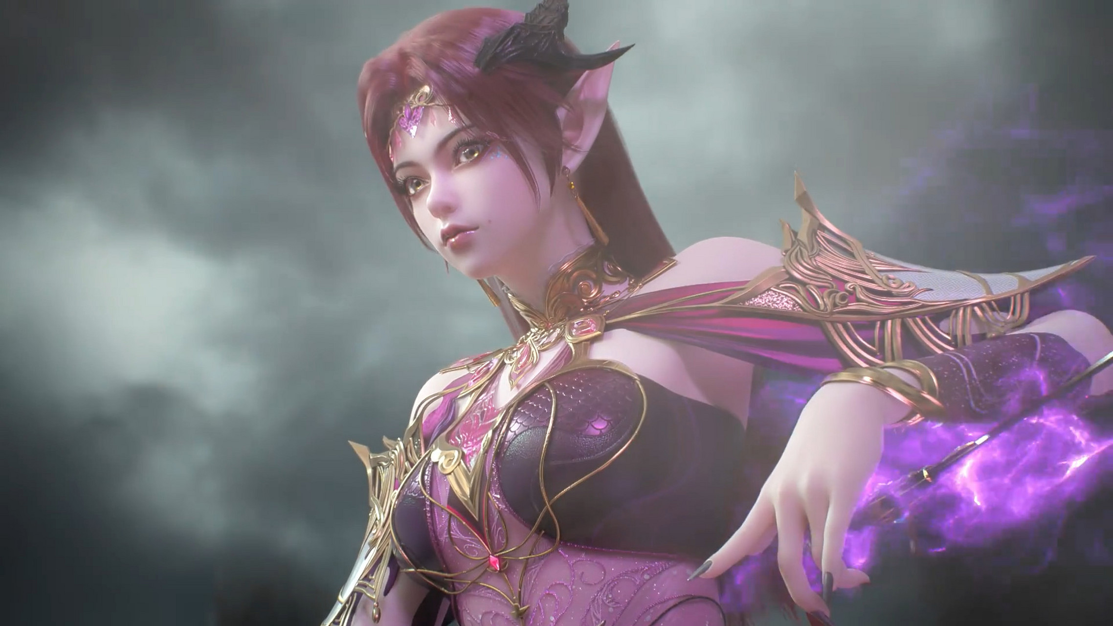 看到妖夜女王这双腿,我就知道,她很强![二哈] || 百炼成神62