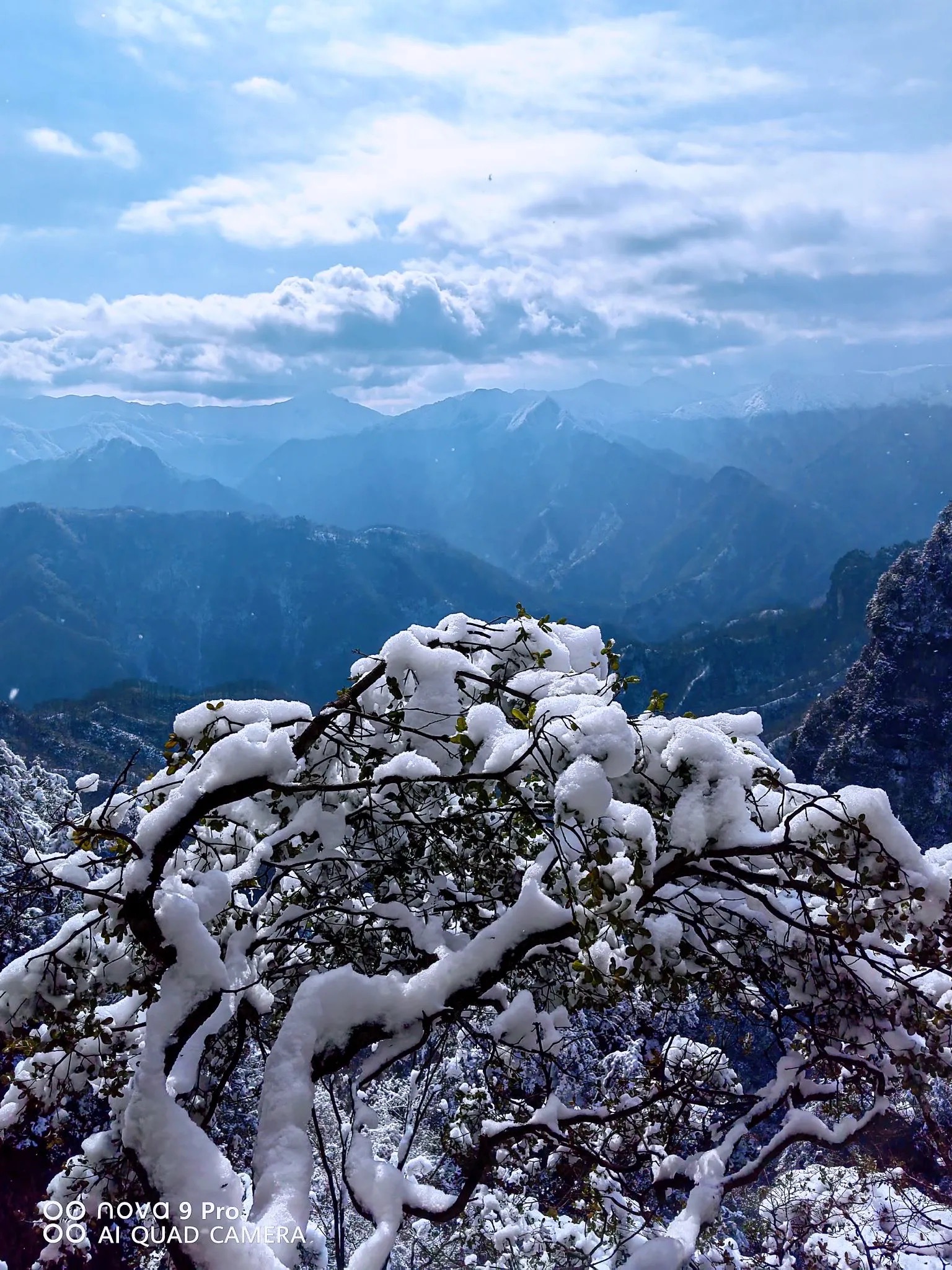 光雾山雪景图片图片