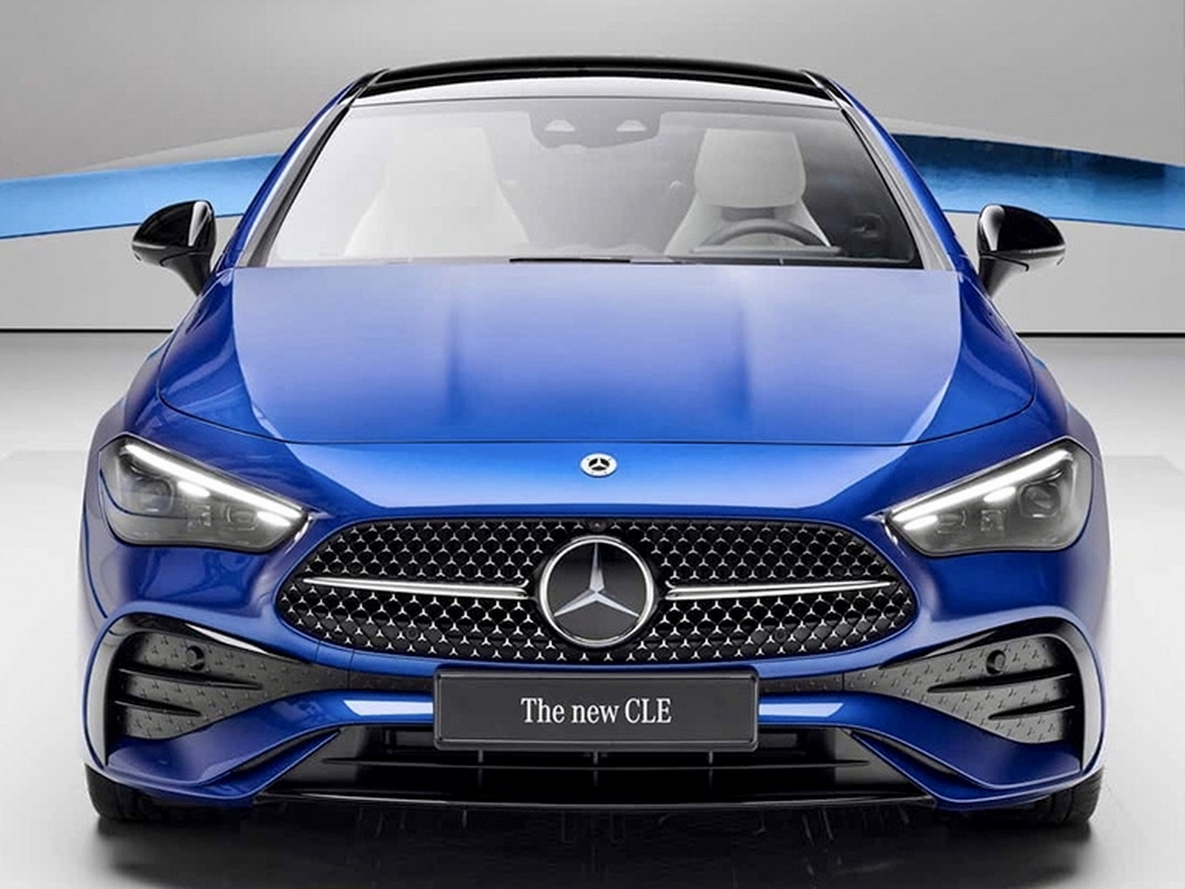 全新款奔驰cle单开门轿跑,优雅高贵的侧身线条,动感唯美的尾部布局