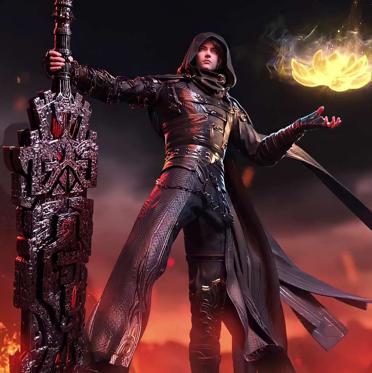 还是这个萧炎霸气,斗破苍穹年番那个萧炎真是不如这个.