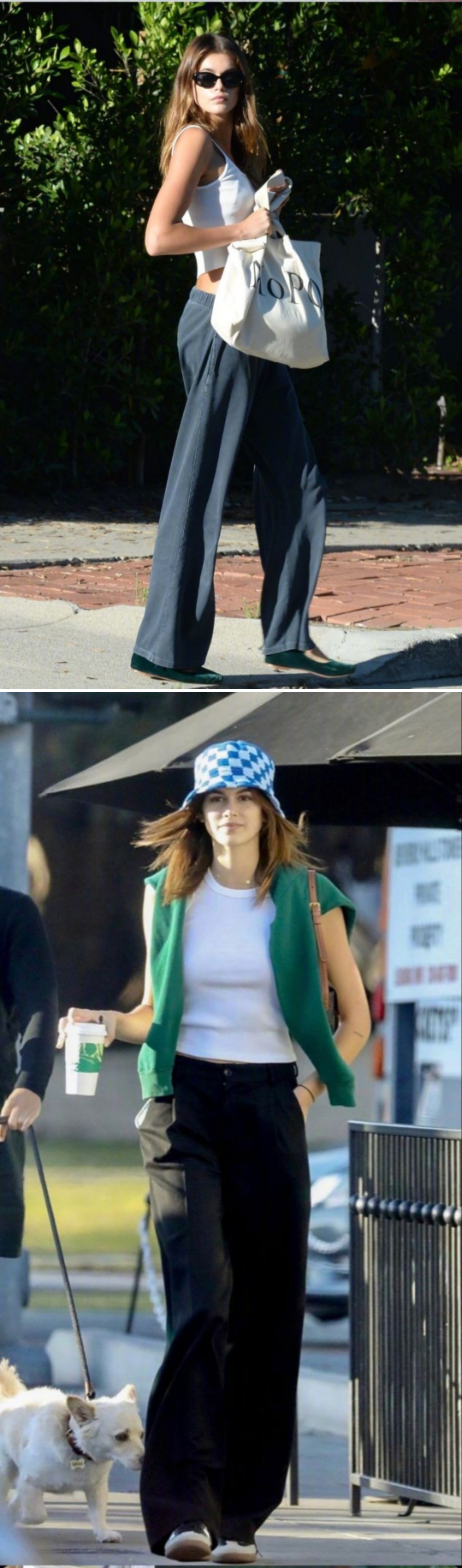 kaia 是星二代也是富二代,她妈妈是超模辛迪·克劳馥,爸爸是富商蓝德