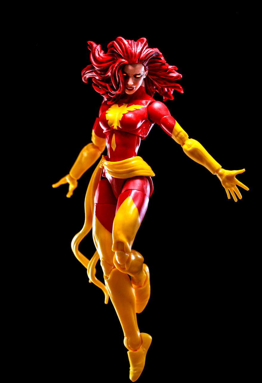 模型欣赏:动画《x战警》凤凰女 琴·格蕾,展现了其超能力爆发的场景