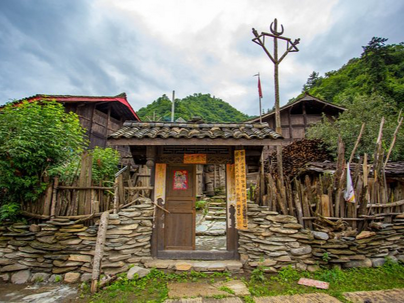 过年去哪玩#扒昔加古寨,位于中国四川省绵阳市涪城区杨家镇,是一处