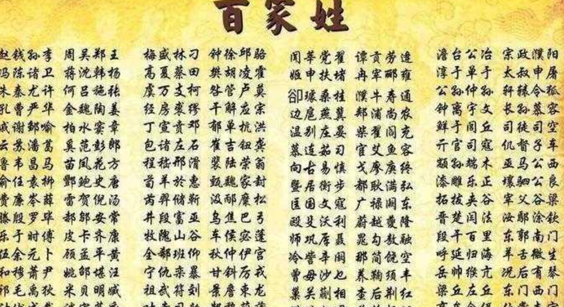 中国上古八大姓 baijiahao.baidu.com