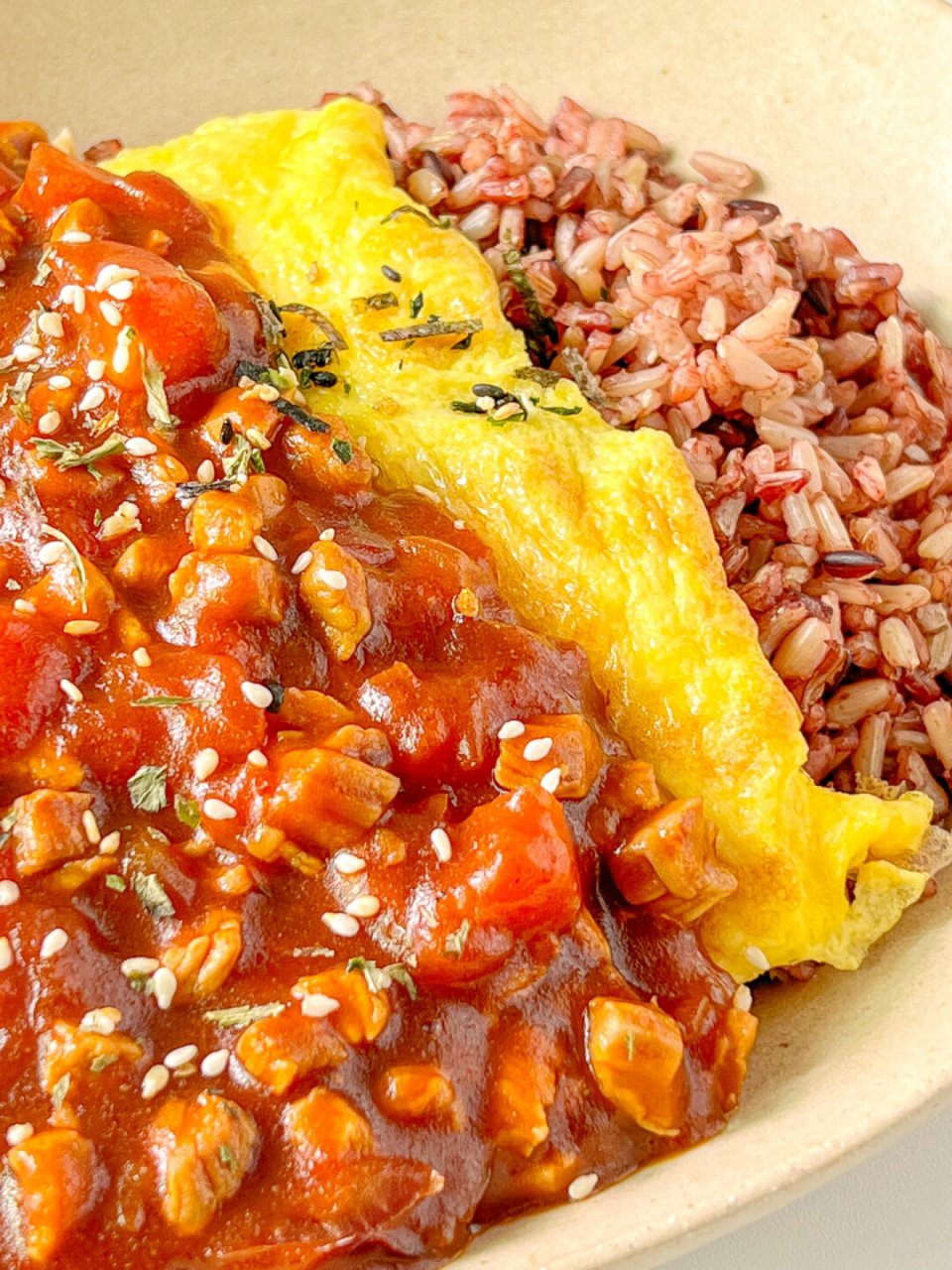 快手餐|番茄咖喱肉碎滑蛋饭|简单好做巨好吃 今天分享一款简单做好巨