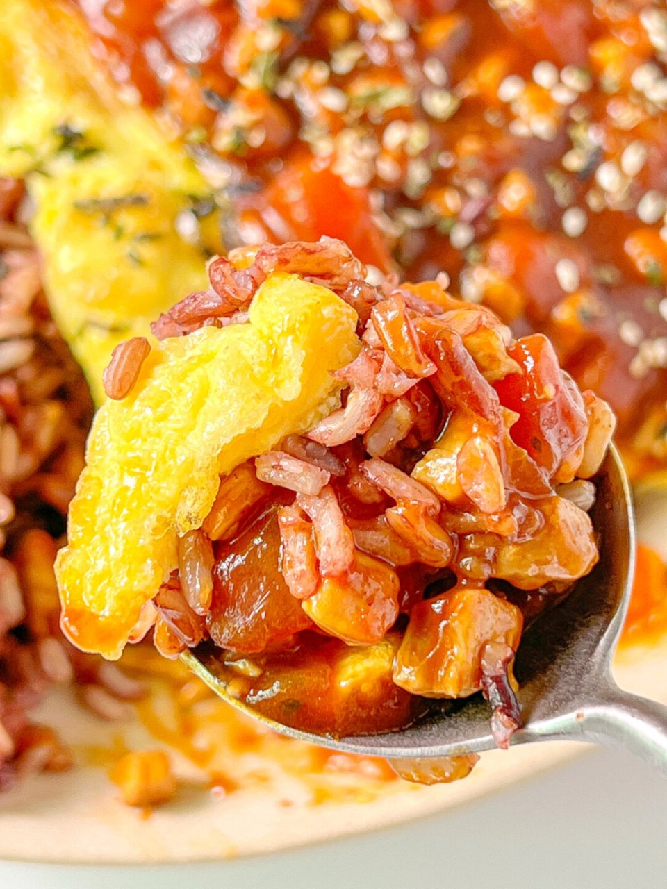 快手餐|番茄咖喱肉碎滑蛋饭|简单好做巨好吃 今天分享一款简单做好巨