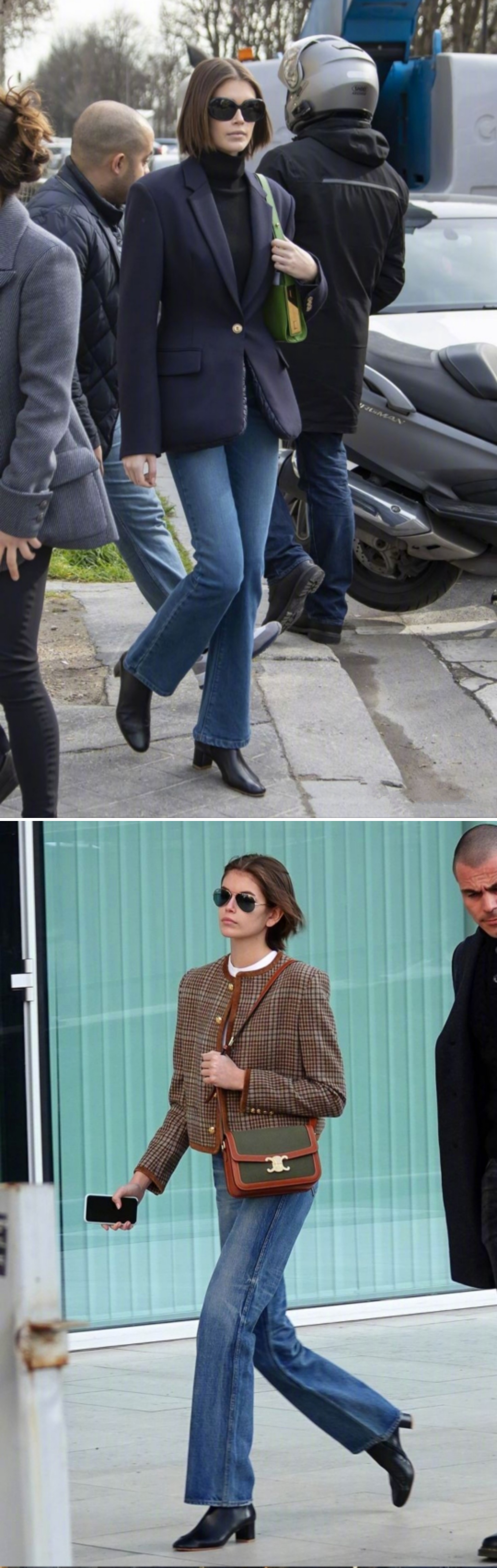 kaia 是星二代也是富二代,她妈妈是超模辛迪·克劳馥,爸爸是富商蓝德