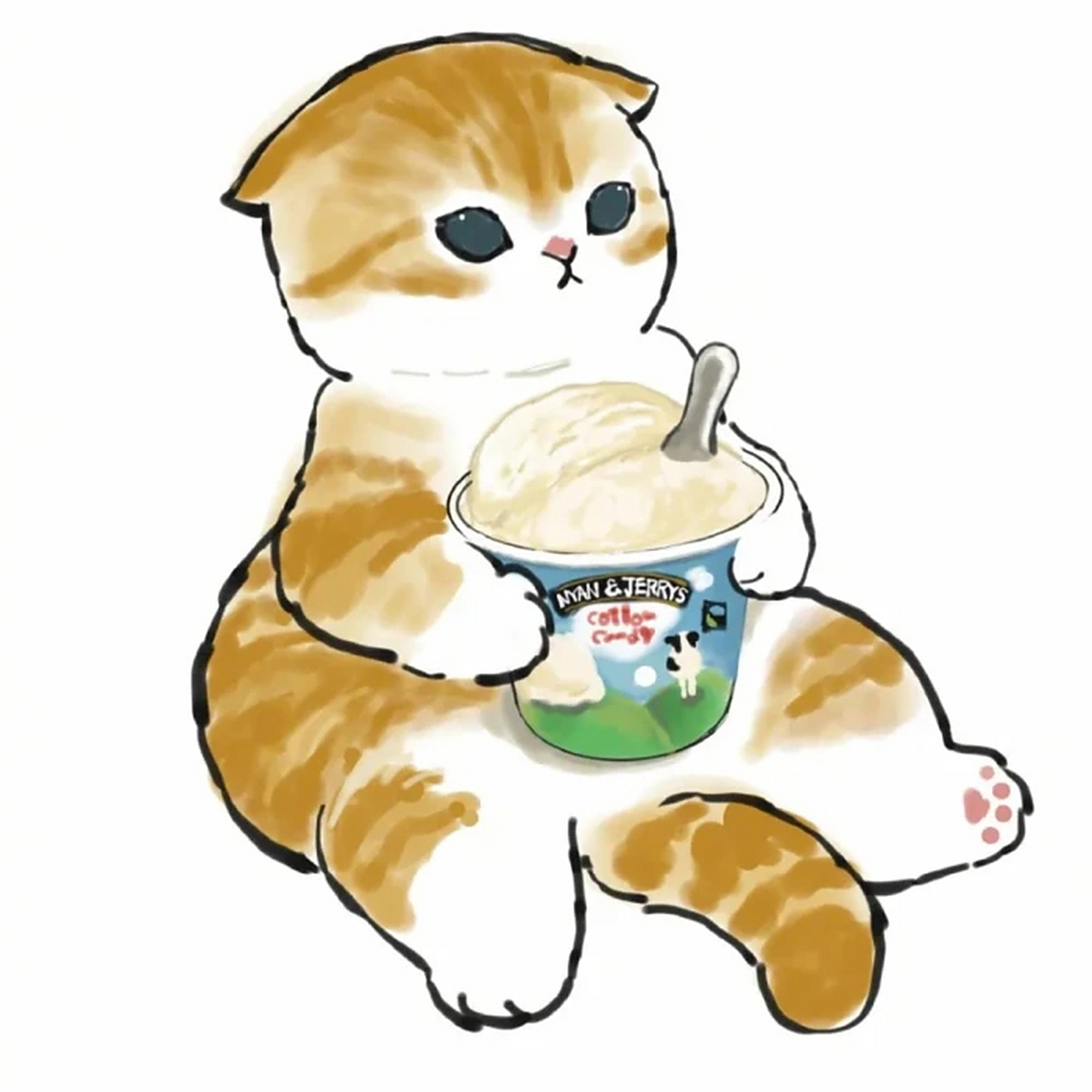 93喵星人来啦～ 卡通猫咪可爱头像来啦.
