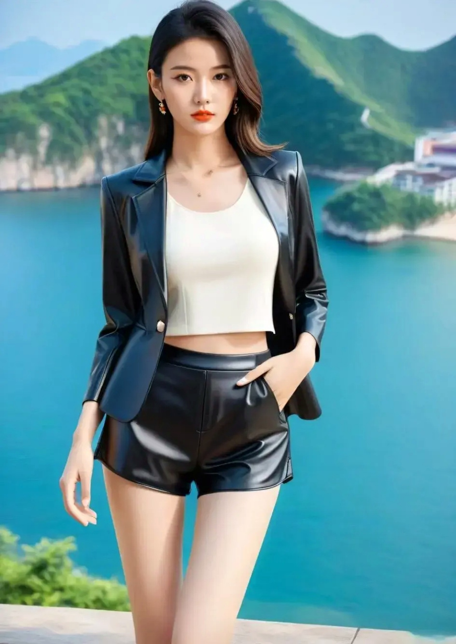 皮短裤适合多种类型的女孩,这主要取决于个人的风格,身材以及场合等