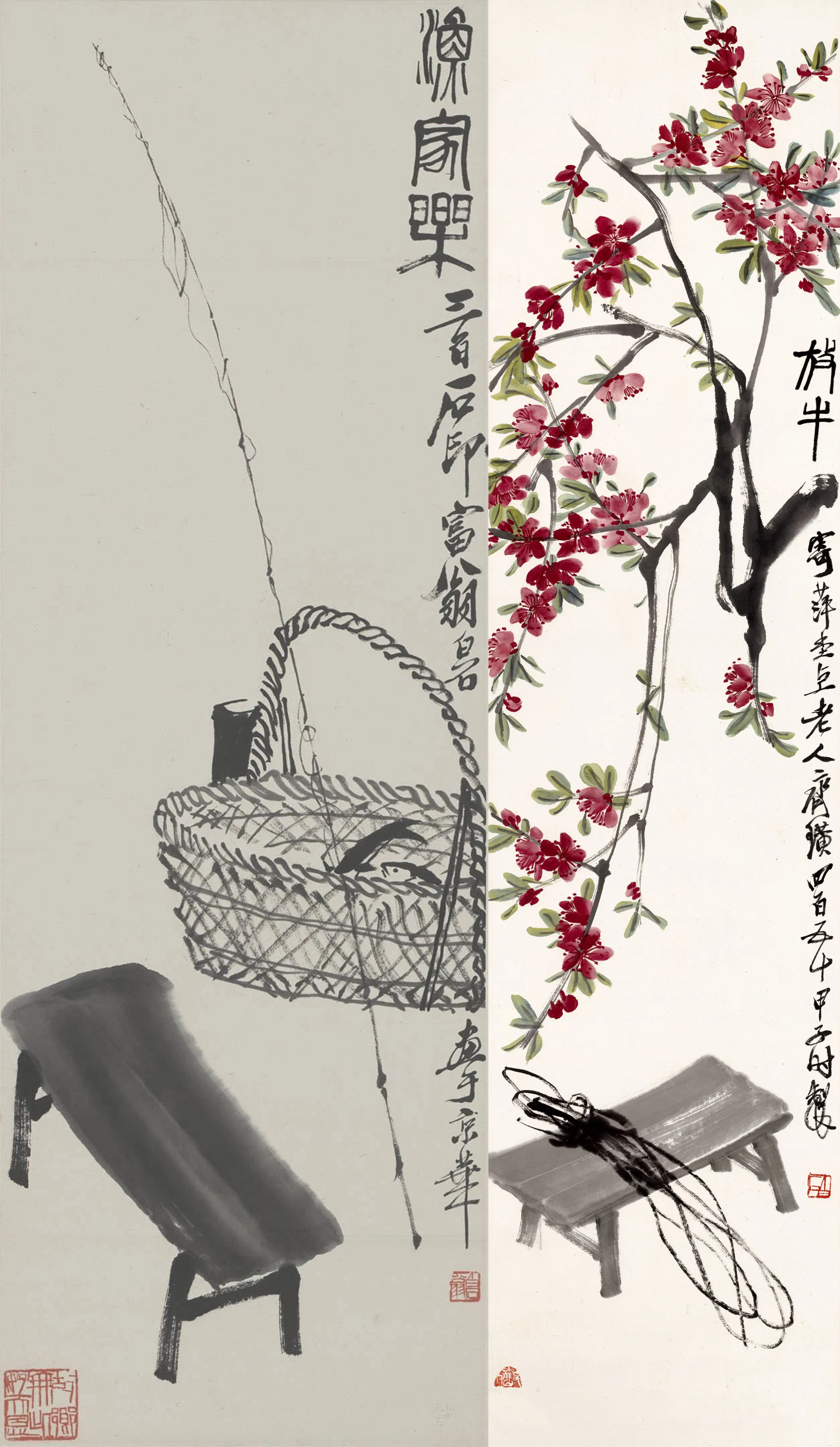 独特的生活视角,把对家乡的怀念画进画里