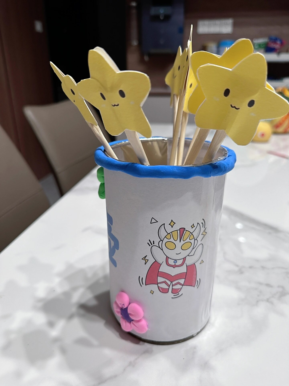 寒假带娃做手工,自制幼儿园投壶玩具 空塑料瓶和一次性筷子就可以