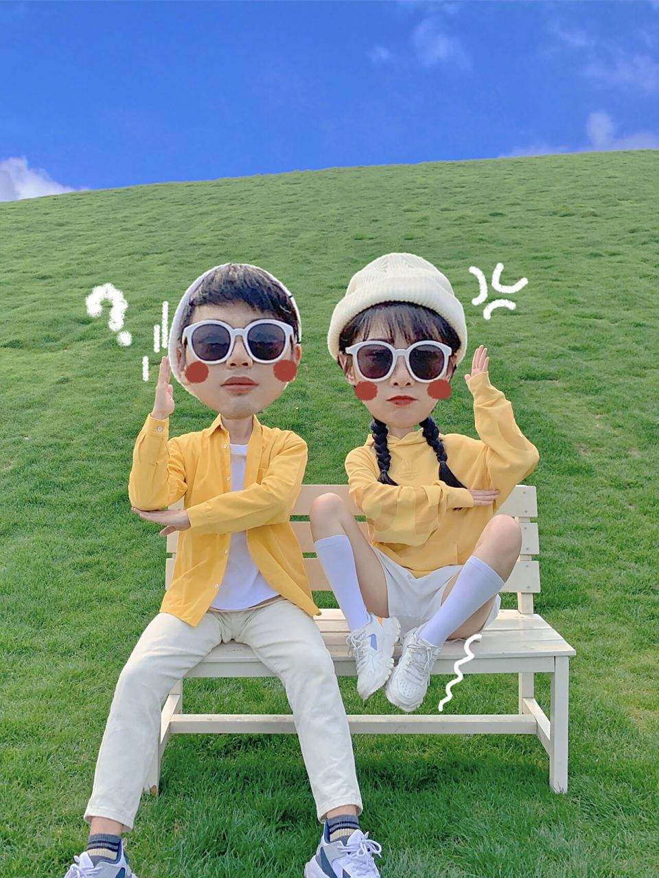 💛  哈哈～这样拍照太可爱了8!