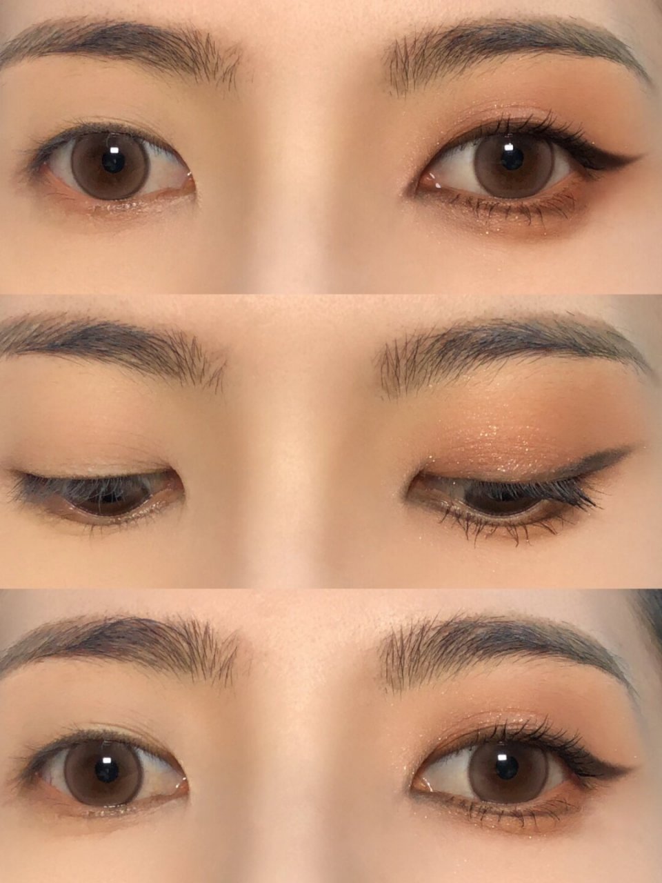 单眼皮悟了!快试试画新中式金棕倒置眼妆!