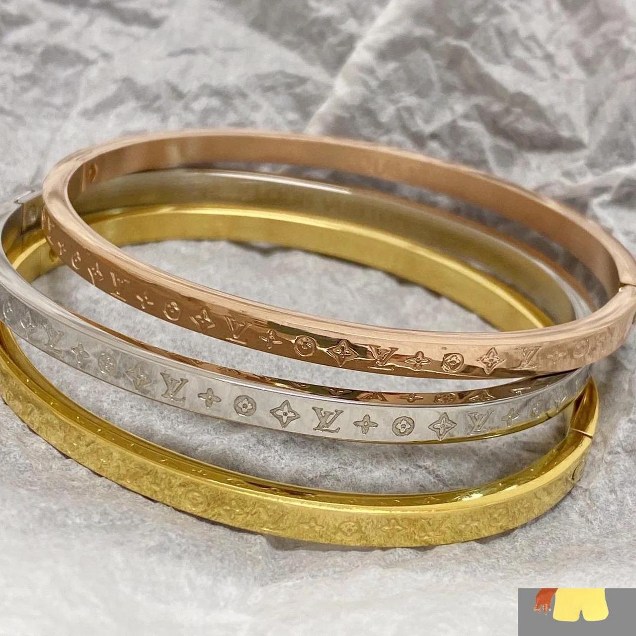 早知如此 细节看图97lv路易威登系列窄版手镯92