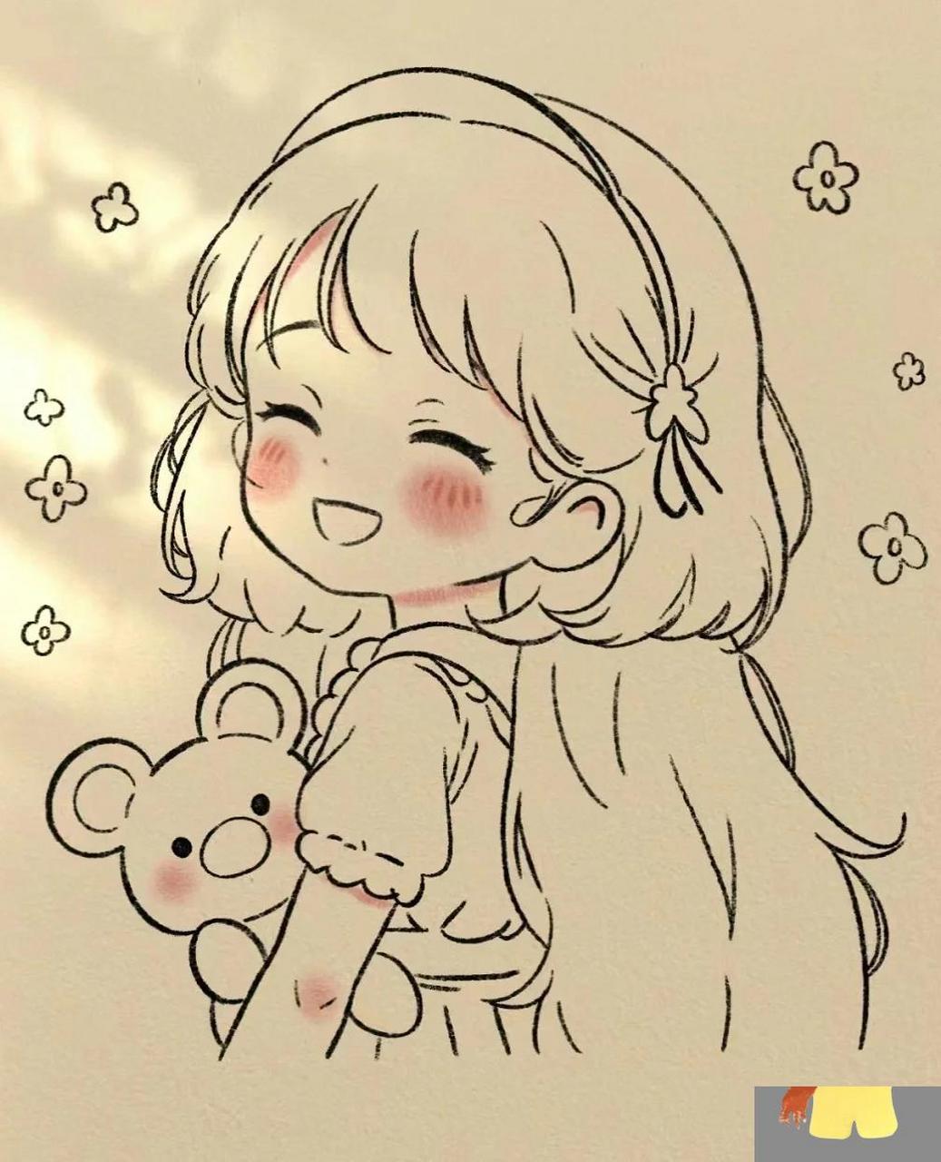 动漫人物临摹素材 喜欢的就拿走吧🌹💋💋💋 谁让你是我的粉呢