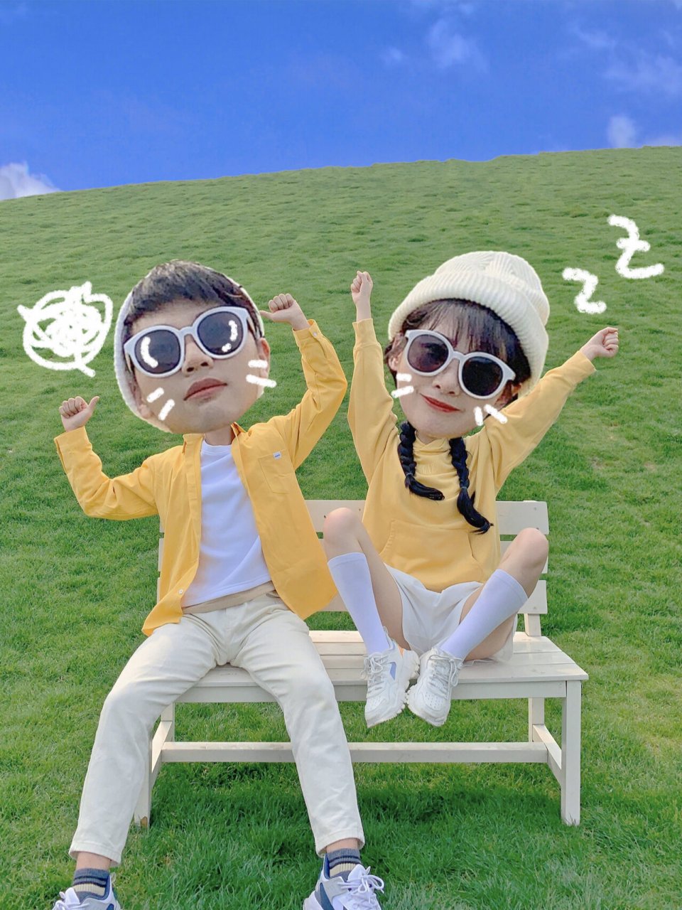 创意情侣拍照姿势99创意大头照萌萌哒!