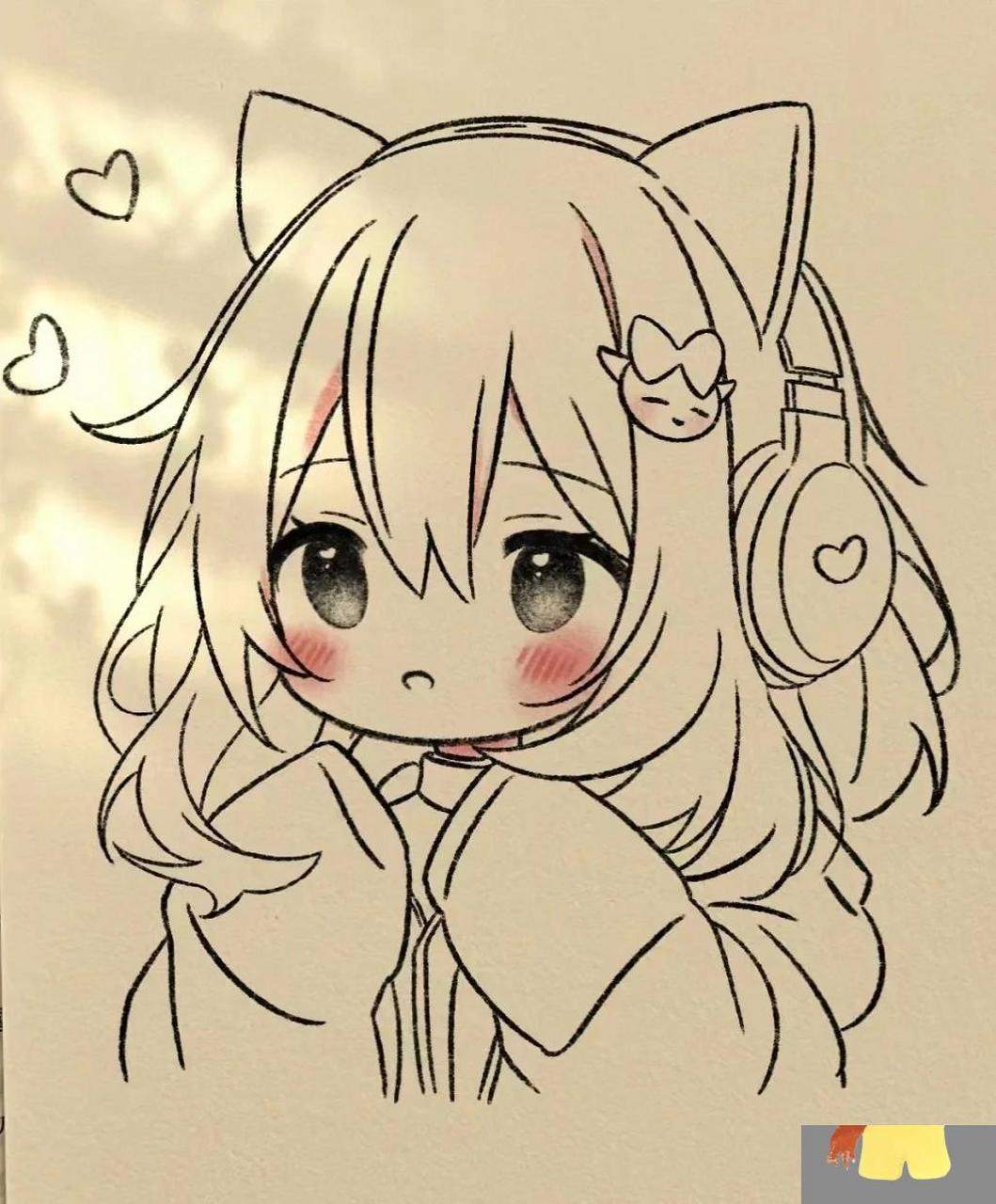 动漫人物临摹素材 喜欢的就拿走吧🌹💋💋💋 谁让你是我的粉呢