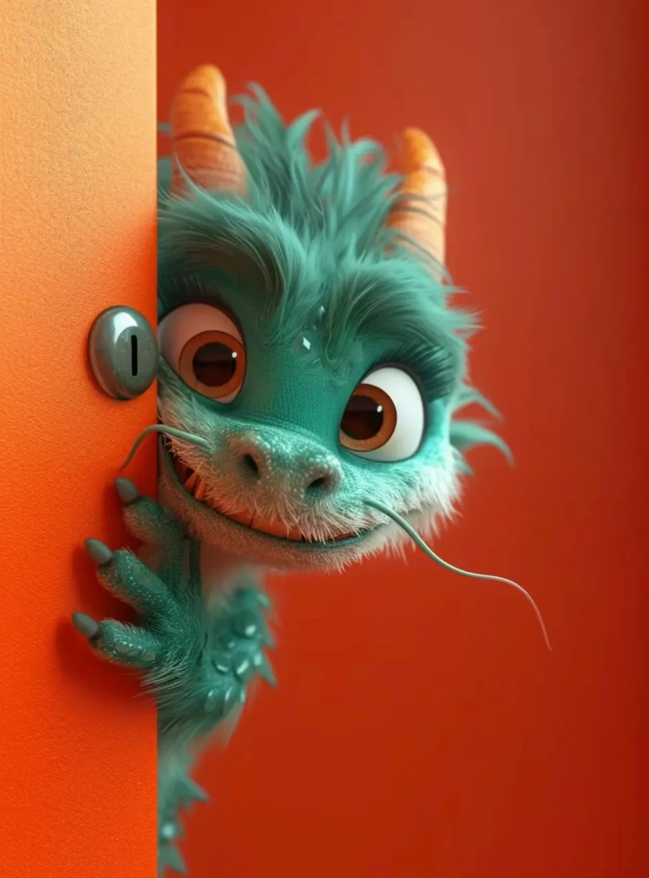 偶遇一个超级无敌可爱小青龙