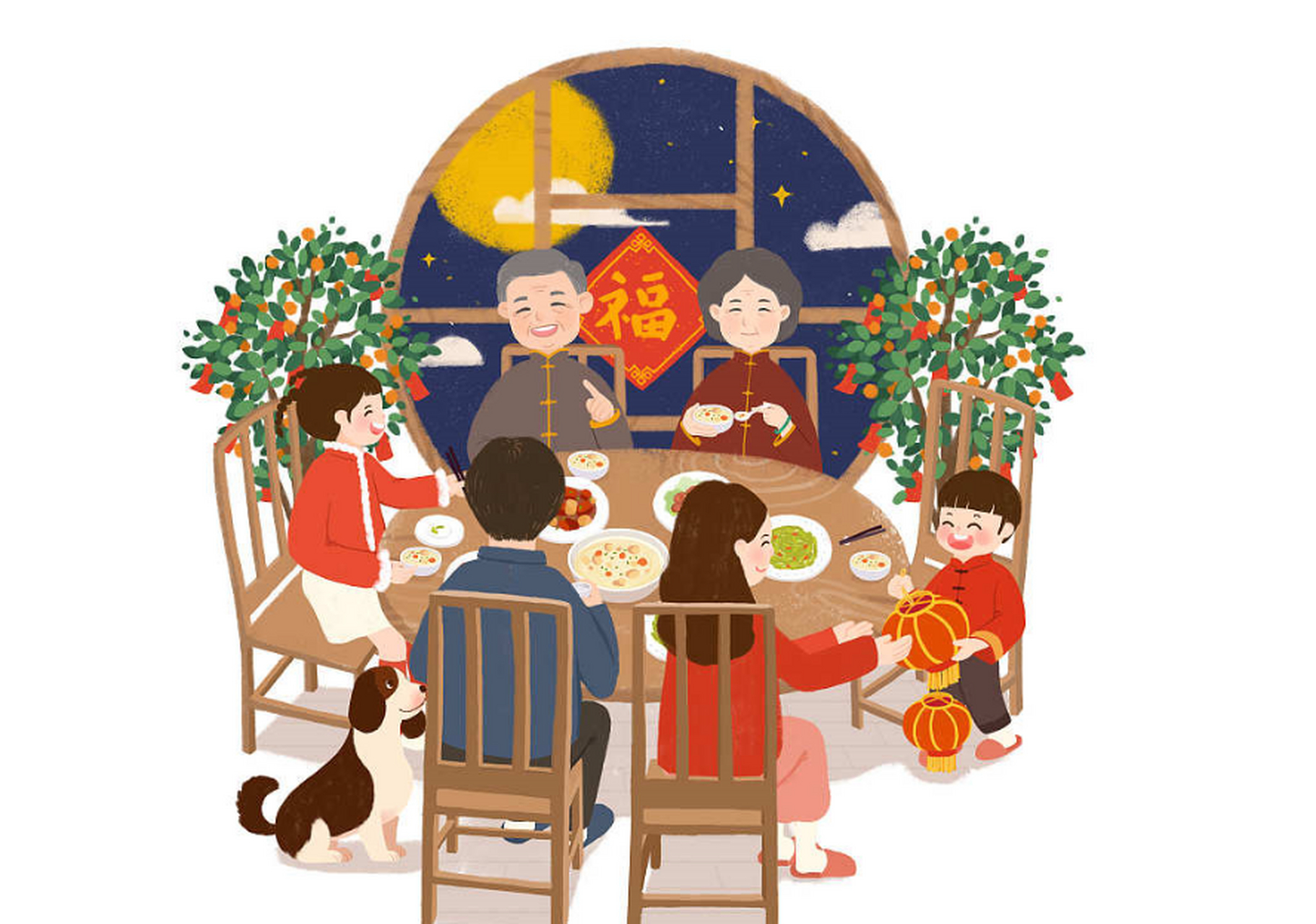 祝愿大家与家