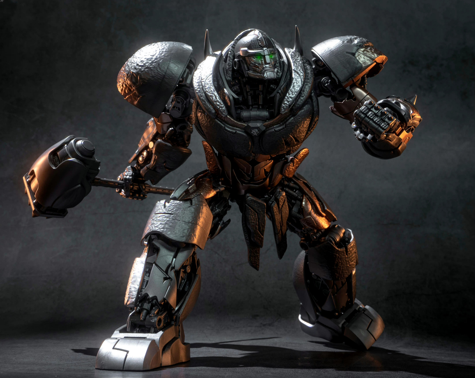 模型欣赏:yolopark amk 变形金刚7 超能勇士崛起 犀牛勇士,得益于摄影