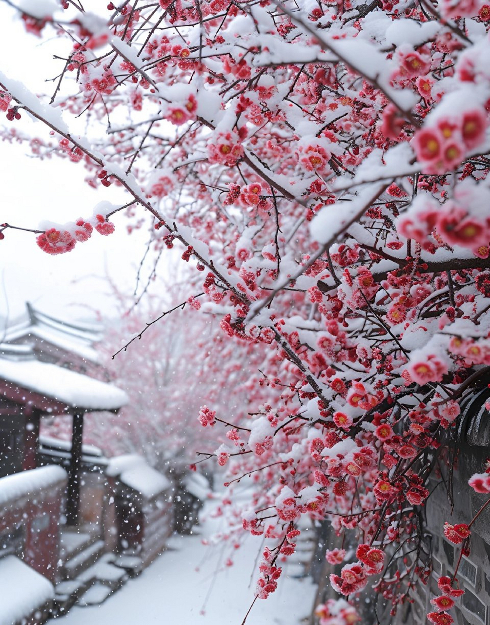 北京冬天赏梅花图片