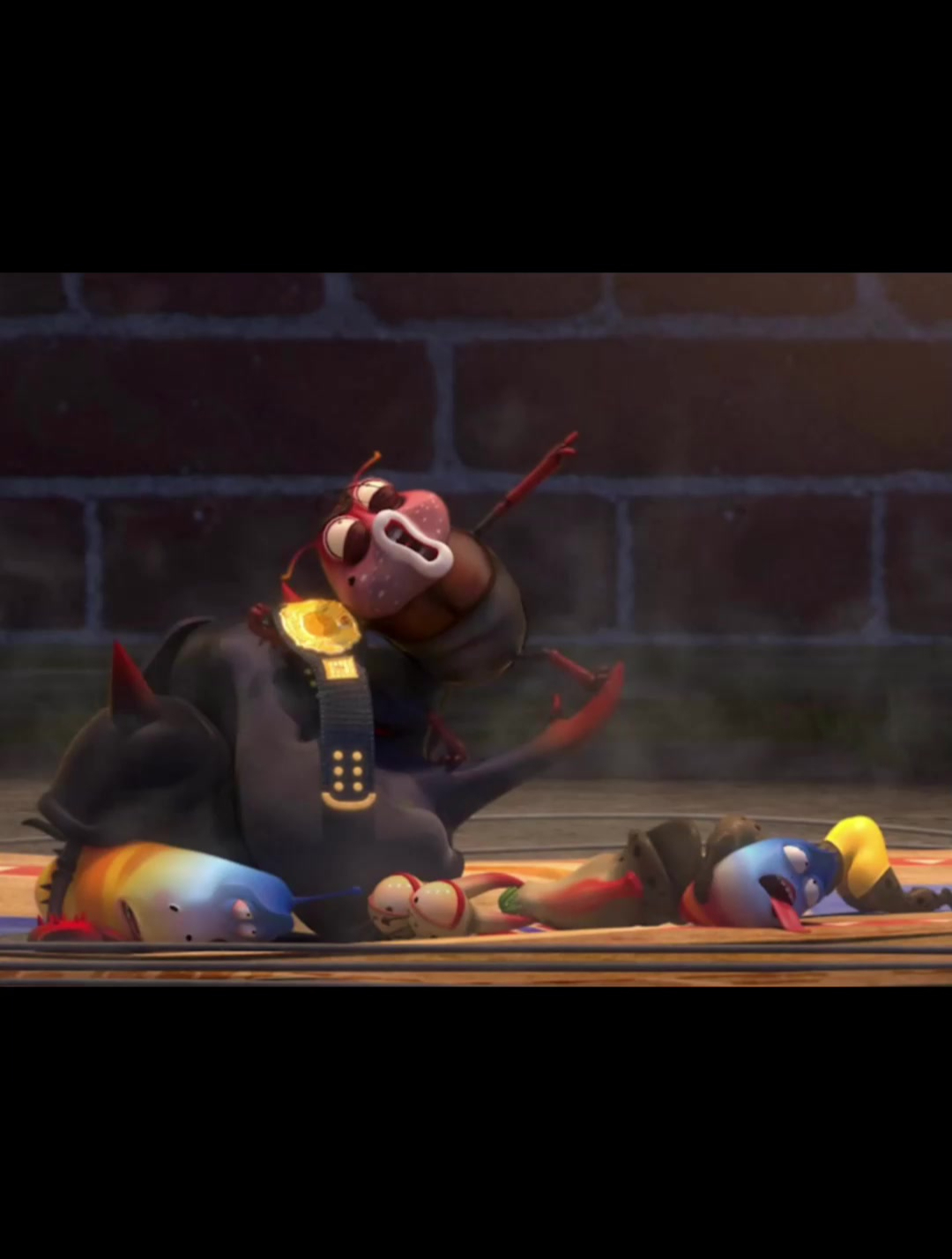 爆笑虫子蜣螂意外挨打这下不再隐藏实力不要太霸气