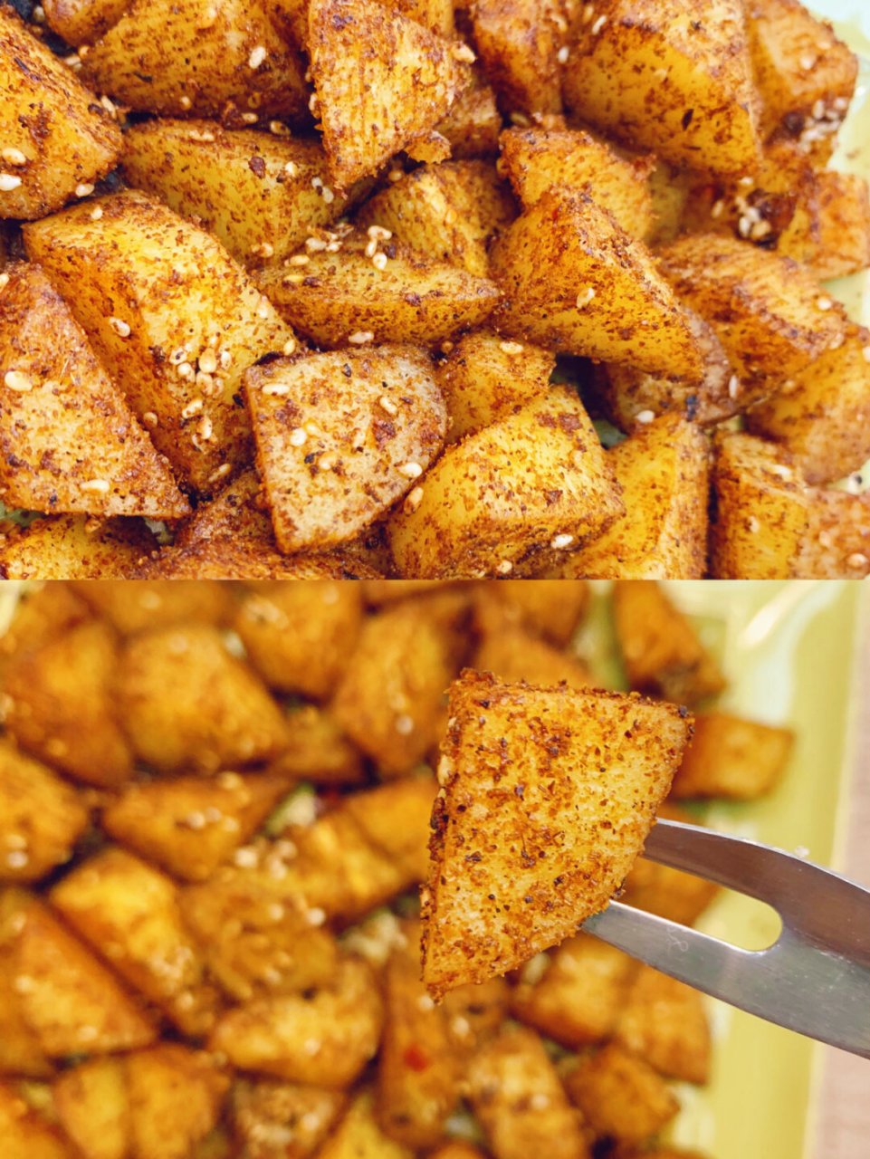 秒杀路边摊的香辣小土豆一口一个停不下来 吃一次就上瘾的麻辣土豆,不