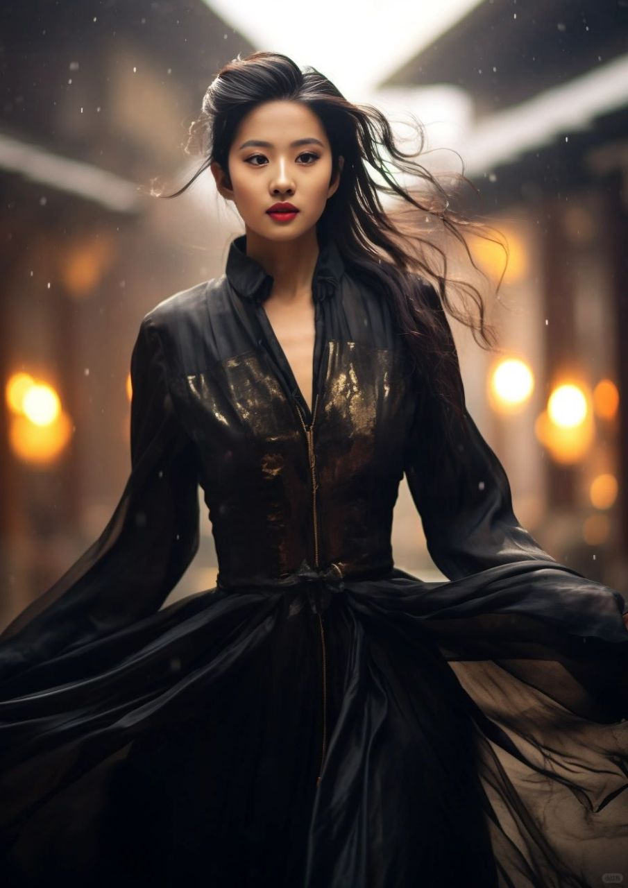 ai再现刘亦菲16岁倾城之姿  若论魅力,那幅由ai绘制的十六岁刘亦菲