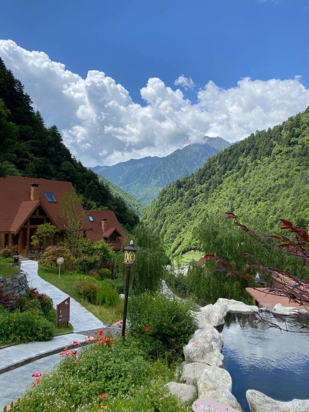 位于理县的古尔沟温泉,拥有高达6.@旅行棋手的动态