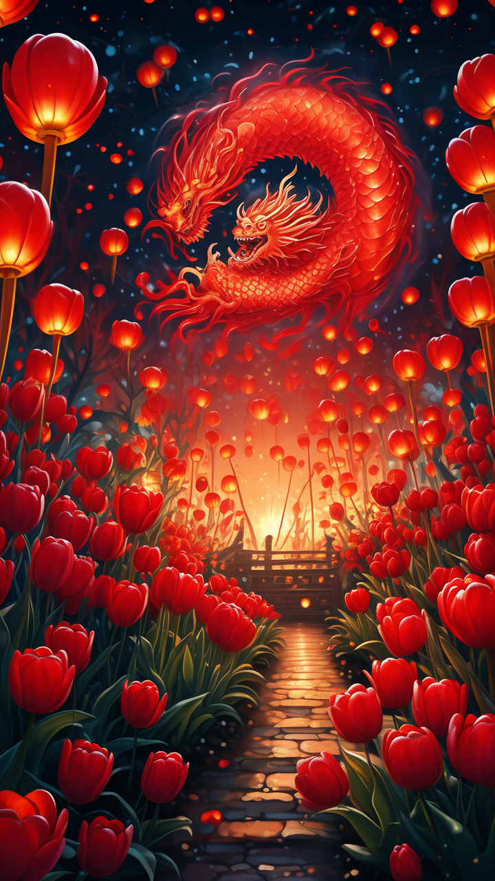 年画是中国传统文化的重要组成部分,它以红红火火的图案和喜庆的色彩