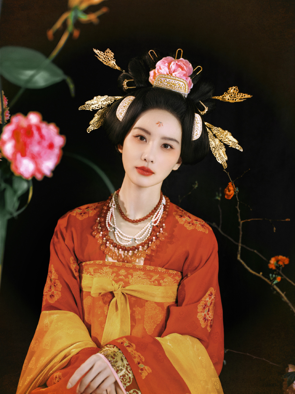 刘诗诗簪花仕女图也太好看了!