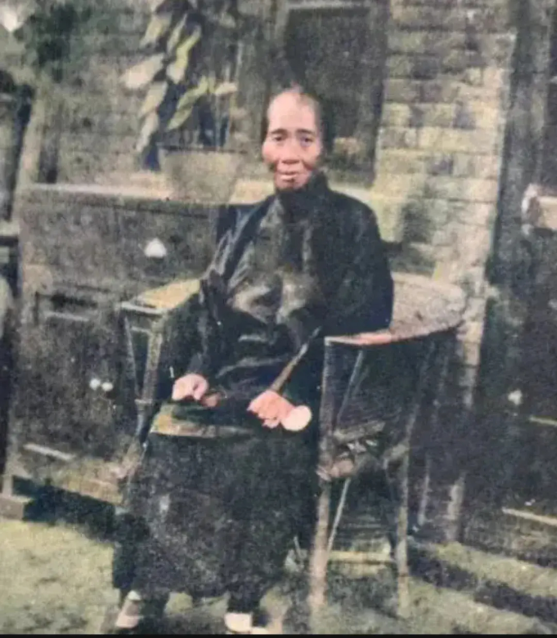 1940年,霍元甲的遗孀,王云一张珍贵照片!