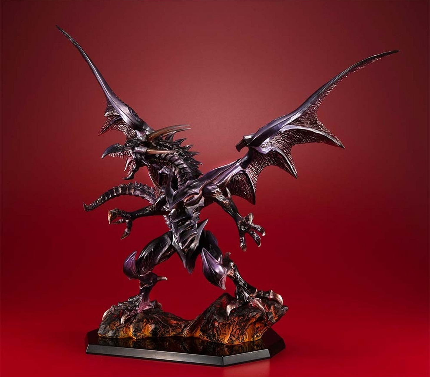 模型欣赏:megahouse 游戏王 决斗之怪兽 真红眼黑龙 ,全长32