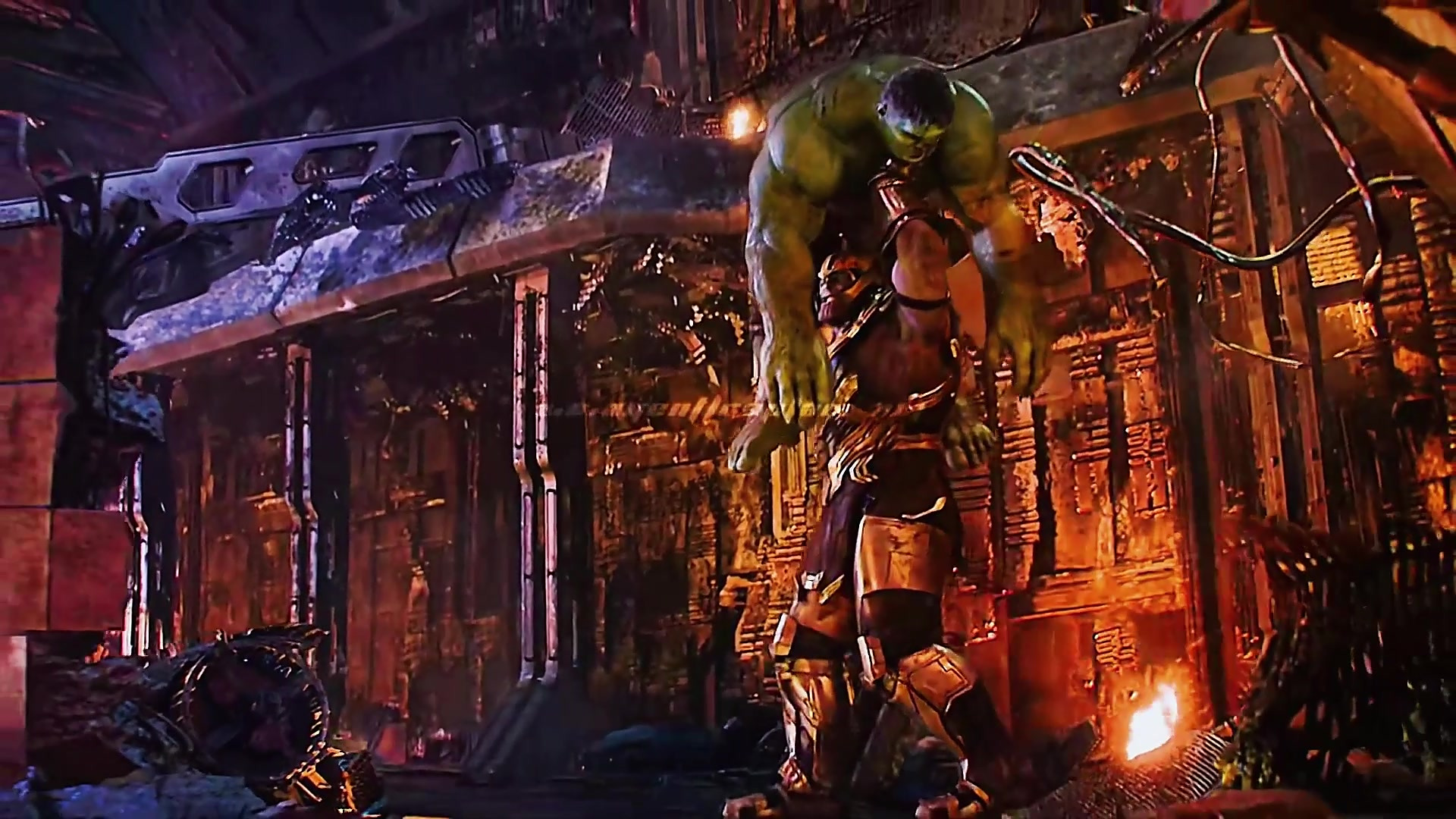 《无敌浩克》,灭霸吊打绿巨人,拳拳到肉