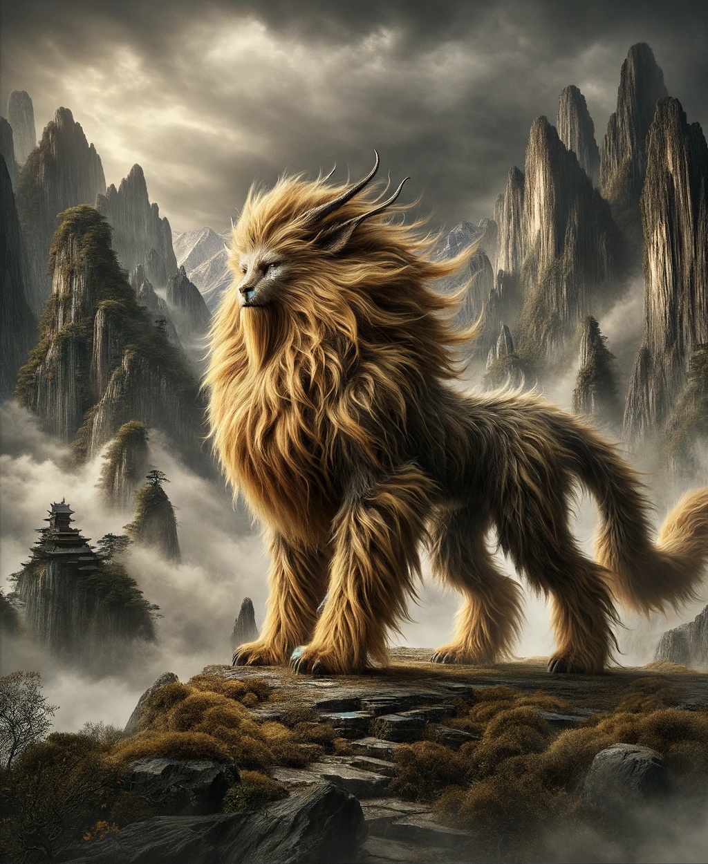 这才是西游记中真实的妖王《金毛犼》