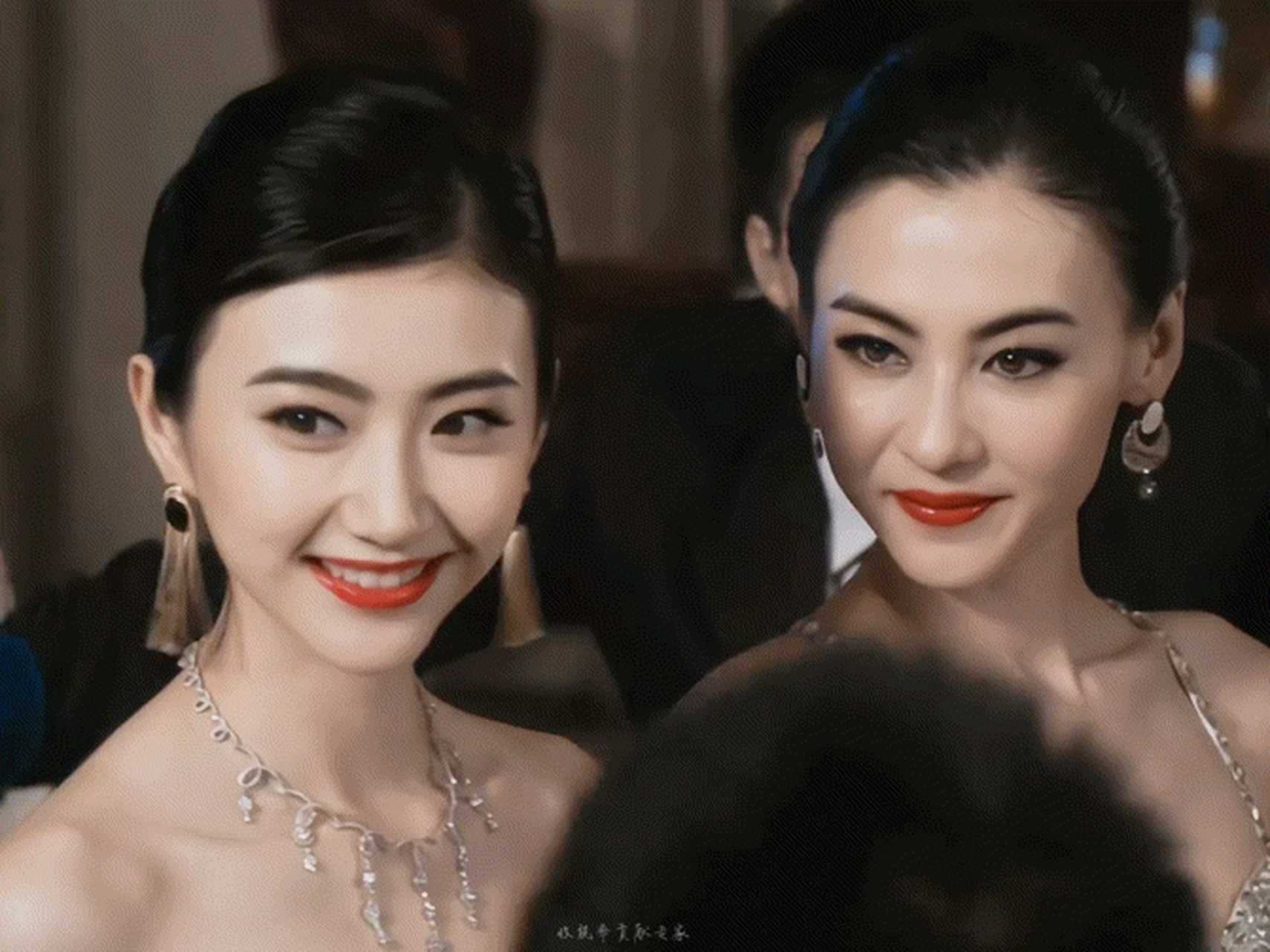 景甜和刘亦菲,景甜和张柏芝,都是顶级美女的绝美瞬间,视觉盛宴!