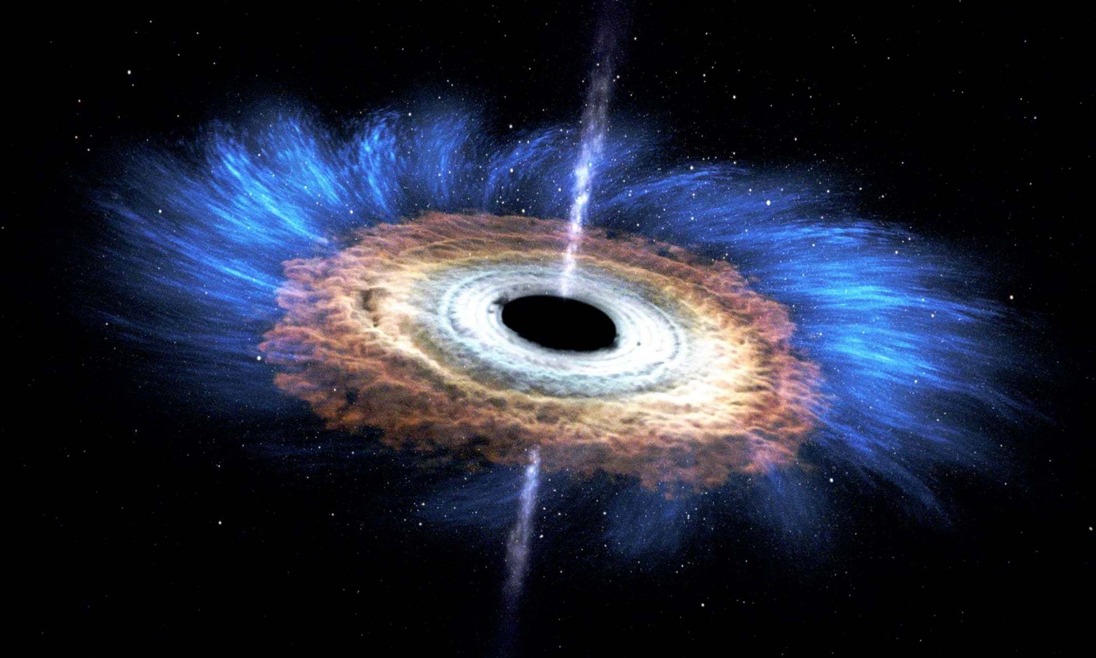 而那些辐射叫霍金辐射,并且霍金还认为质量越小的黑洞霍金辐射越强