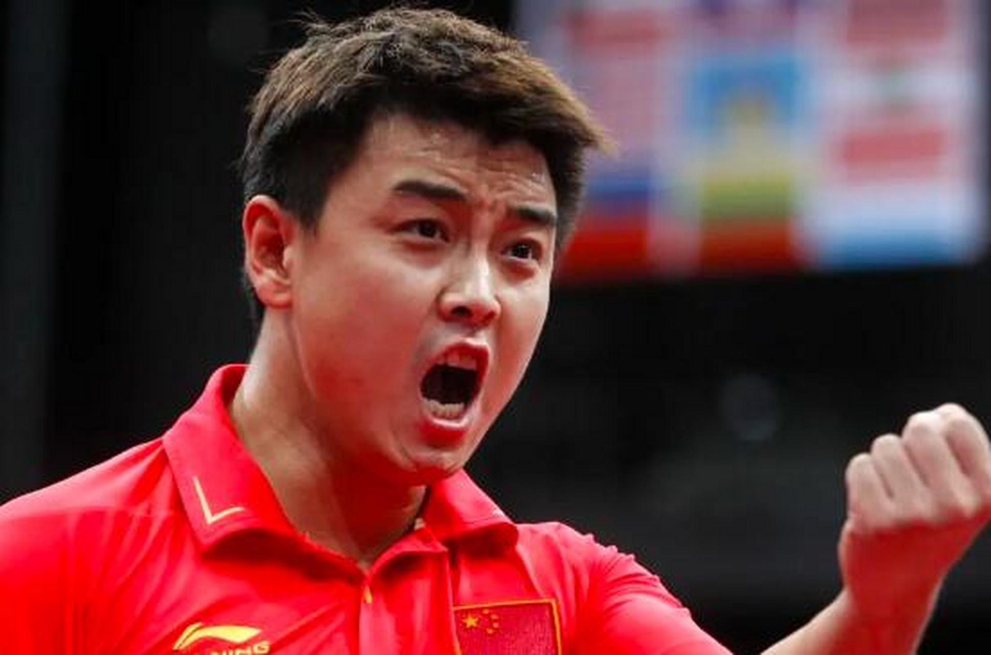 王皓和许昕是国乒中直拍横打最娴熟的球员.王皓的直拍横打指数为9.