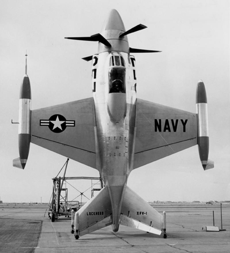绰号"跳跳杆","鲑鱼",洛克希德xfv护航战斗机