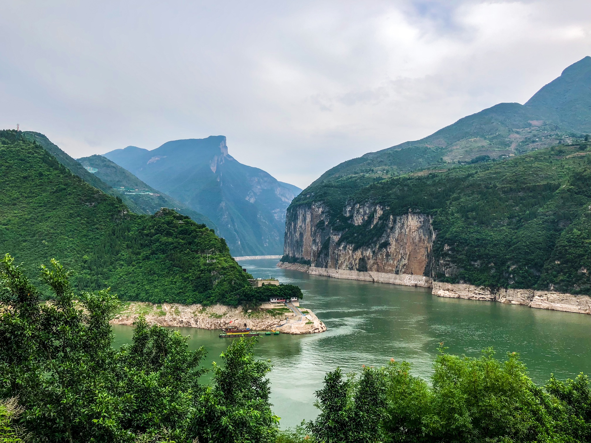 夔门观景台图片