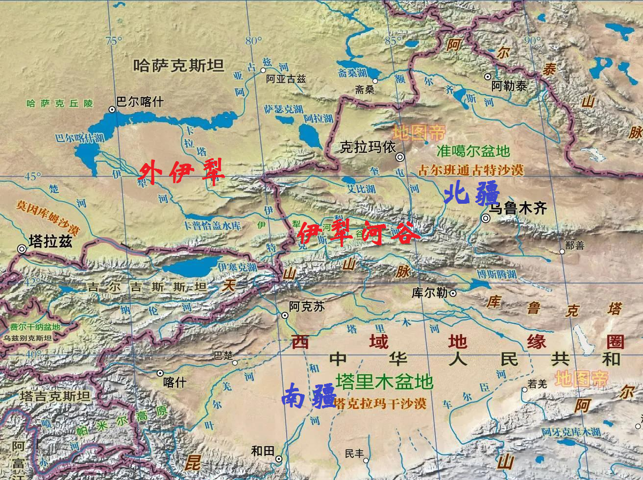 新疆七河流域图片