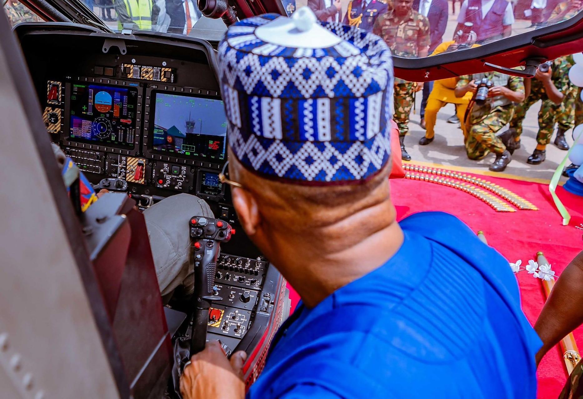 2024年2月6日,尼日利亚空军 (naf) 在马库尔迪空军基地正式将 t-129