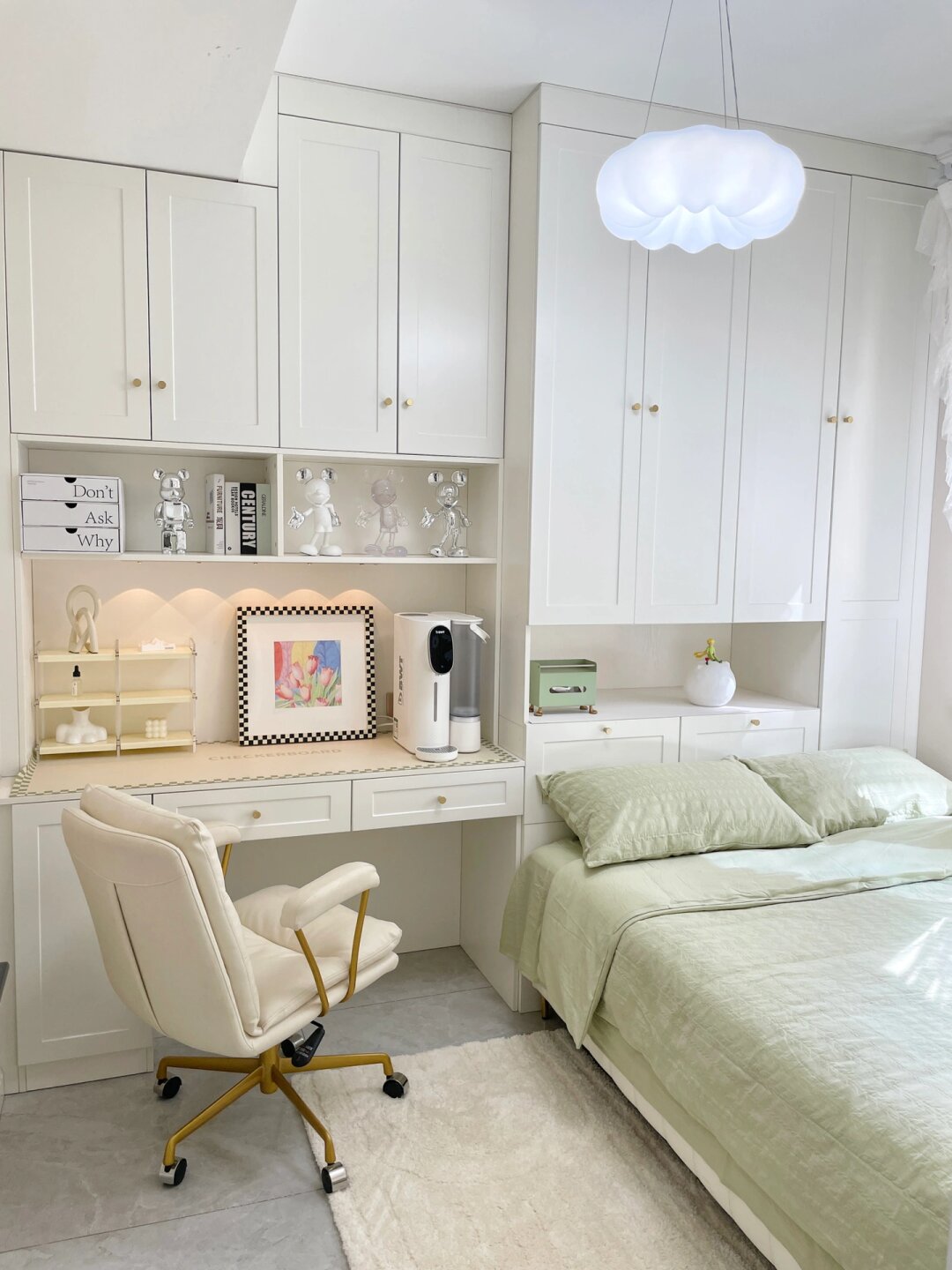 小户型小卧室的看过来! 做我家这样的榻榻米,好看实用还不潮湿!